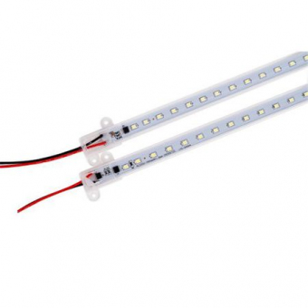 Bagheta cu 76 LED-uri, 220V/11W, lumina alb/rece - 1m