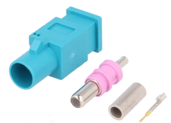 Mufă antenă Fakra drept verde