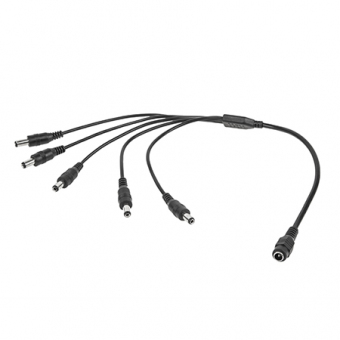 Adaptor alimentare 5 tata-1 mama 2,1x5,5x11 mm