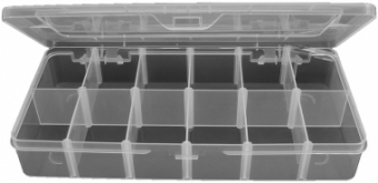 Cutie plastic, 12 compartimente - 260x130x40mm