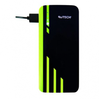 Acumulator portabil RoTECH , 3xUSB, negru 8000 MaH
