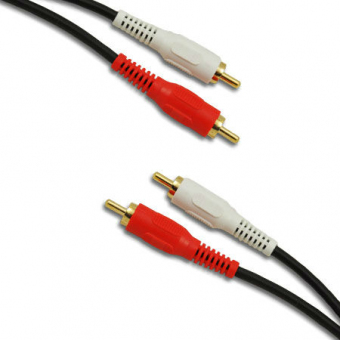 CABLU 2xRCA TATA - 2xRCA TATA 4MM 1,5 M