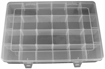 Cutie plastic, 24 compartimente - 335x230x55mm