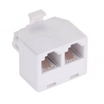 Distribuitor telefonic RJ11 tata - 2 x RJ11 mama