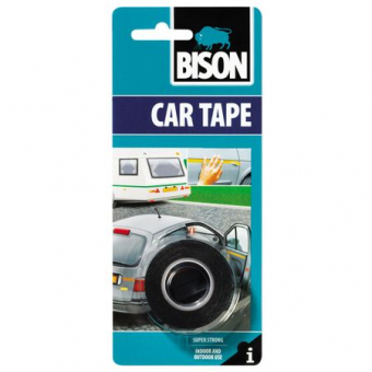 Banda dublu adeziva neagra 1.5 m x 19 mm, Bison