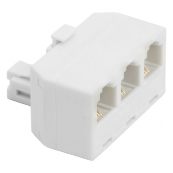Distribuitor telefonic RJ11 tata - 3 x RJ11 mama