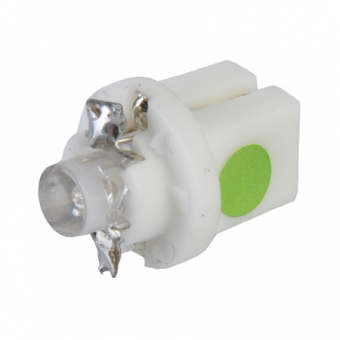 Bec auto LED BD8.5 12V VERDE