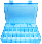 Cutie plastic, 24 compartimente - 195x137x35mm