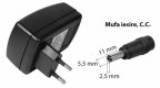 Sursa de alimentare in comutatie,100-240V→12V 3A Stecher Incorporat