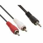 Cablu Jack 3,5 mm tata - 2xRCA tata 15M